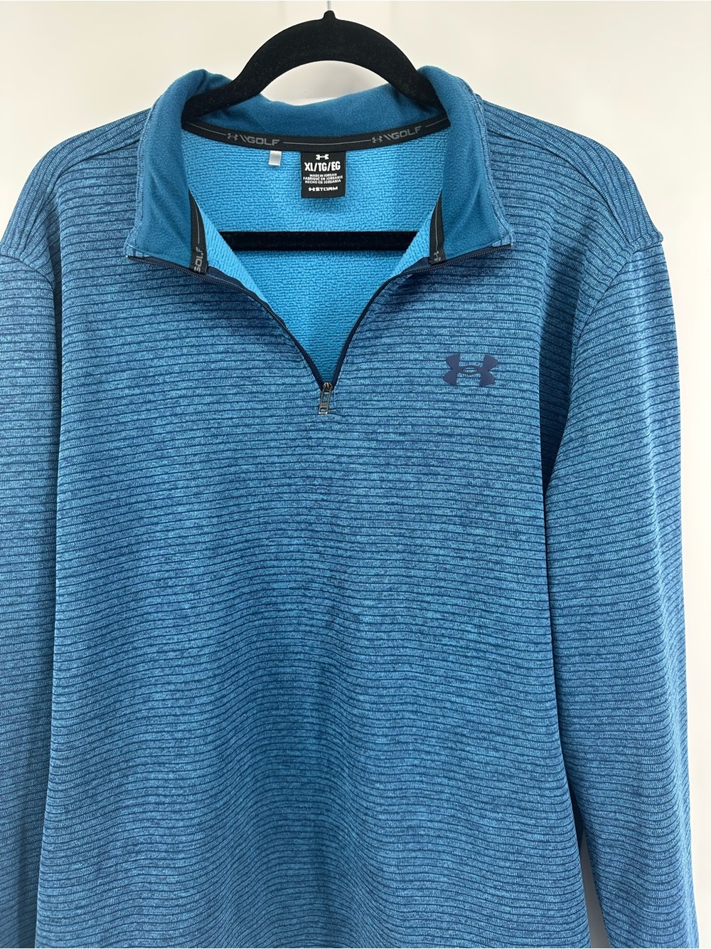 Under Armour Storm Men’s Golf Pullover Sweatshirt Size XL Performance Quarter Zi